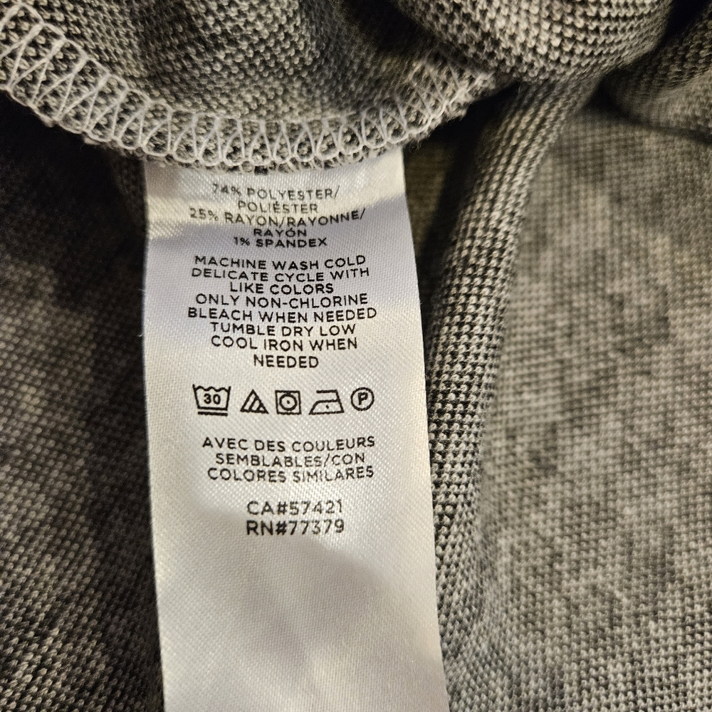NWT - Ann Taylor Factory Black and Gray Top - Picture 10 of 10
